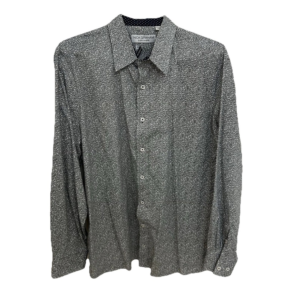 Nick Graham Everywhere long-sleeve performance stretch button-up shirt 2XL EUC‎